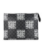 Louis Vuitto Pochette Voyage Rope Damier Graphite Canvas Clutch Bag