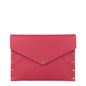 Louis Vuitto Enveloppe MM Rivets Grained Leather Clutch Bag