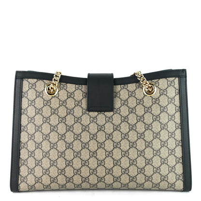 Gucci Medium Supreme GG Canvas Padlock Shoulder Bag