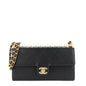 Chanel Chic Pearls Flap Goatskin Leather Clutch with Chain Bag