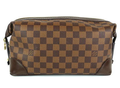Louis Vuitto Trousse Vaslav Damier Ebene Canvas Clutch Bag