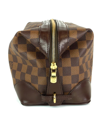 Louis Vuitto Trousse Vaslav Damier Ebene Canvas Clutch Bag