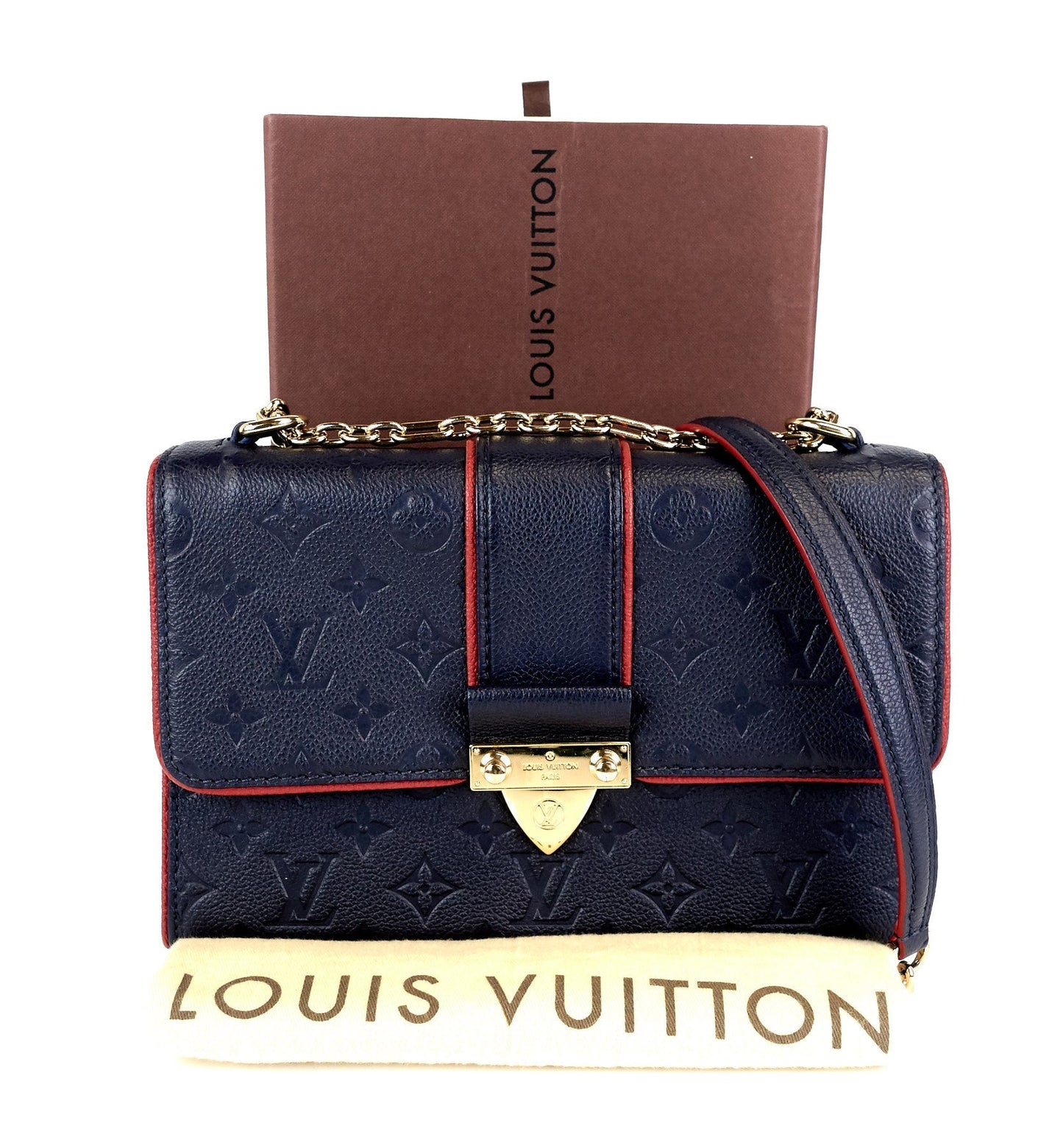 Louis Vuitto Saint Sulpice PM Monogram Empreinte Leather Shoulder Bag