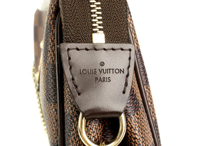Louis Vuitto Eva Damier Ebene Canvas Shoulder Bag