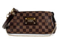 Louis Vuitto Eva Damier Ebene Canvas Shoulder Bag