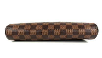 Louis Vuitto Eva Damier Ebene Canvas Shoulder Bag