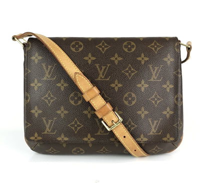 Louis Vuitto Musette Tango Monogram Canvas Shoulder Bag