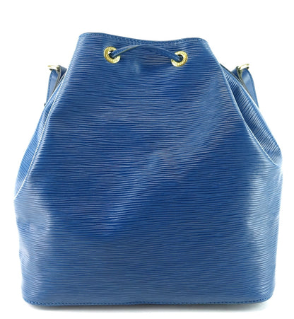Louis Vuitto Petit Noe Blue Epi Leather Shoulder Bag