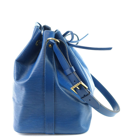 Louis Vuitto Petit Noe Blue Epi Leather Shoulder Bag