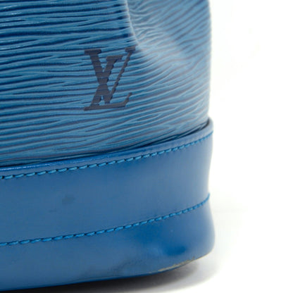 Louis Vuitto Noe Blue Epi Leather Large Shoulder Bag