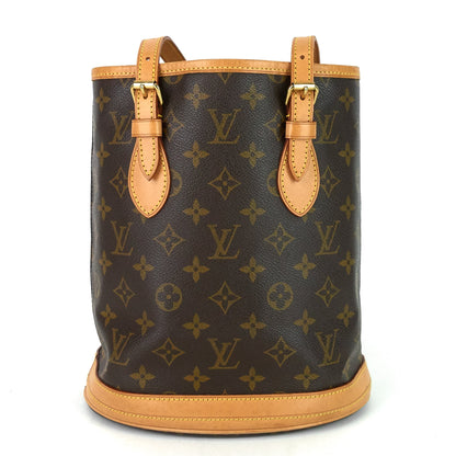 Louis Vuitto Bucket PM Monogram Canvas Shoulder Bag