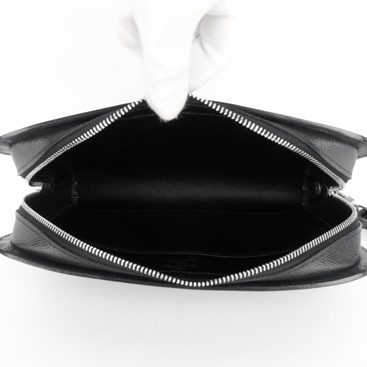 Louis Vuitto Bakail Taiga Leather Clutch Bag