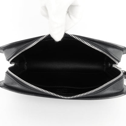 Louis Vuitto Bakail Taiga Leather Clutch Bag