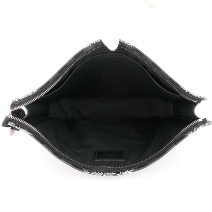 Louis Vuitto Pochette Voyage Rope Damier Graphite Canvas Clutch Bag