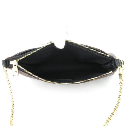 Louis Vuitto Pallas Monogram Canvas Clutch Bag