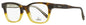Omega Rectangular Eyeglasses OM5004H 056 Havana-Honey/Crystal 52mm 5004 Havana-Honey Crystal
