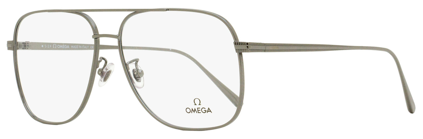 Omega Navigator Eyeglasses OM5006H 008 Gunmetal 60mm 5006 Gunmetal