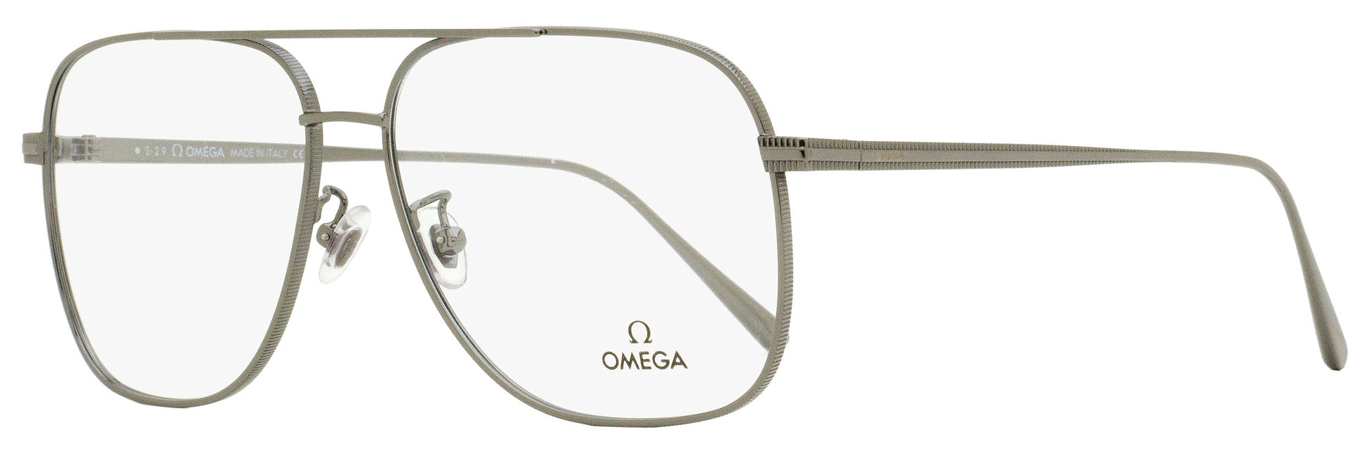 Omega Navigator Eyeglasses OM5006H 008 Gunmetal 60mm 5006 Gunmetal