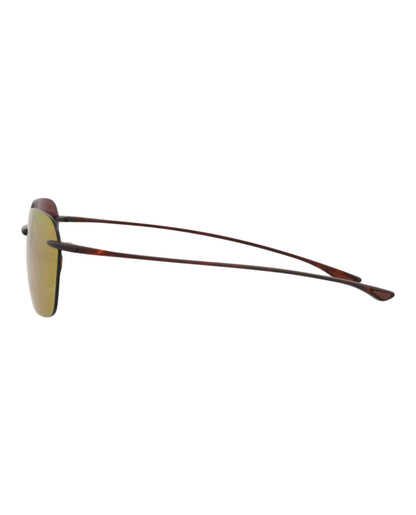 Maui Jim Unisex Square/Rectangle Tortoise Tortoise Sunrise Fashion Designer Eyewear