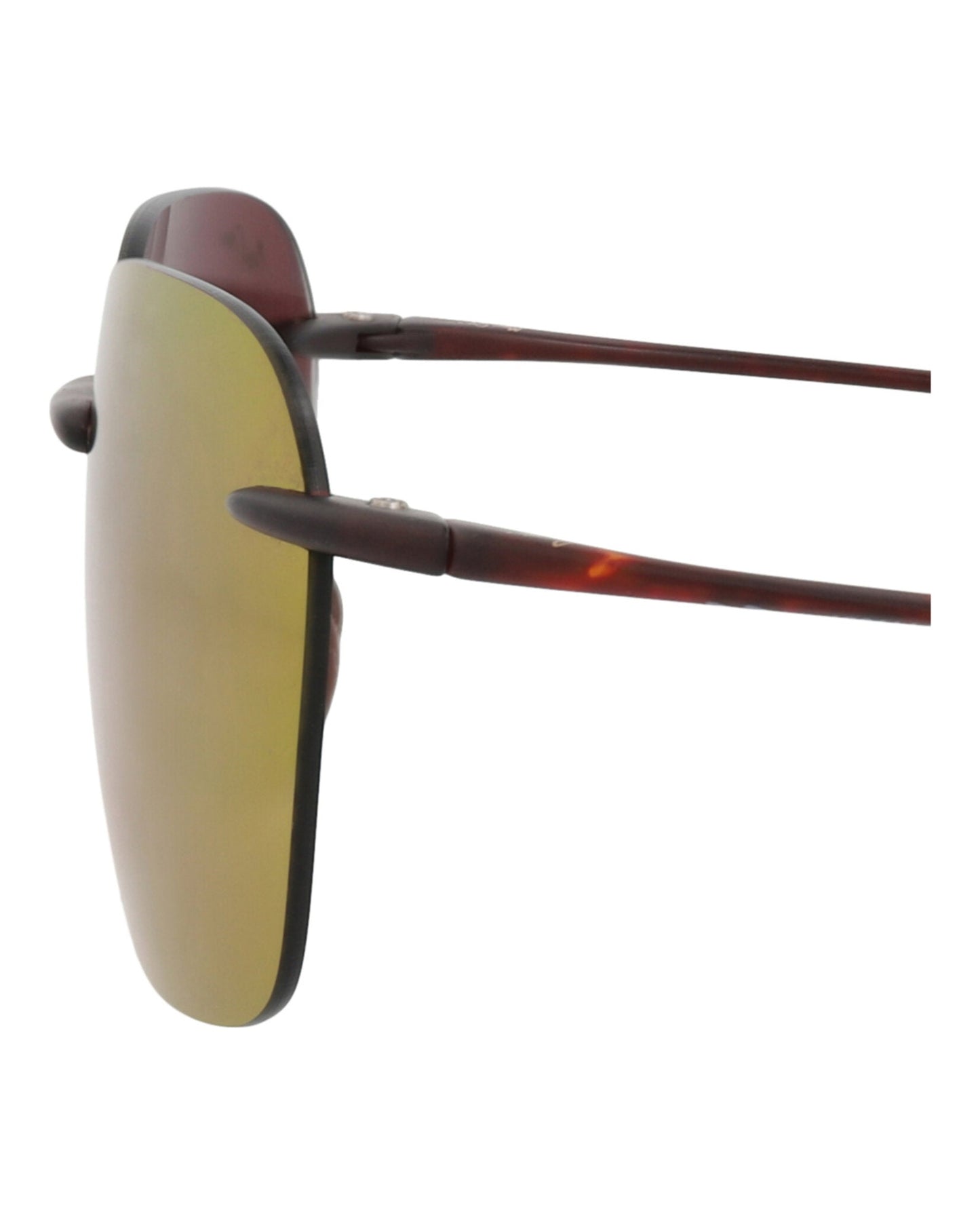 Maui Jim Unisex Square/Rectangle Tortoise Tortoise Sunrise Fashion Designer Eyewear