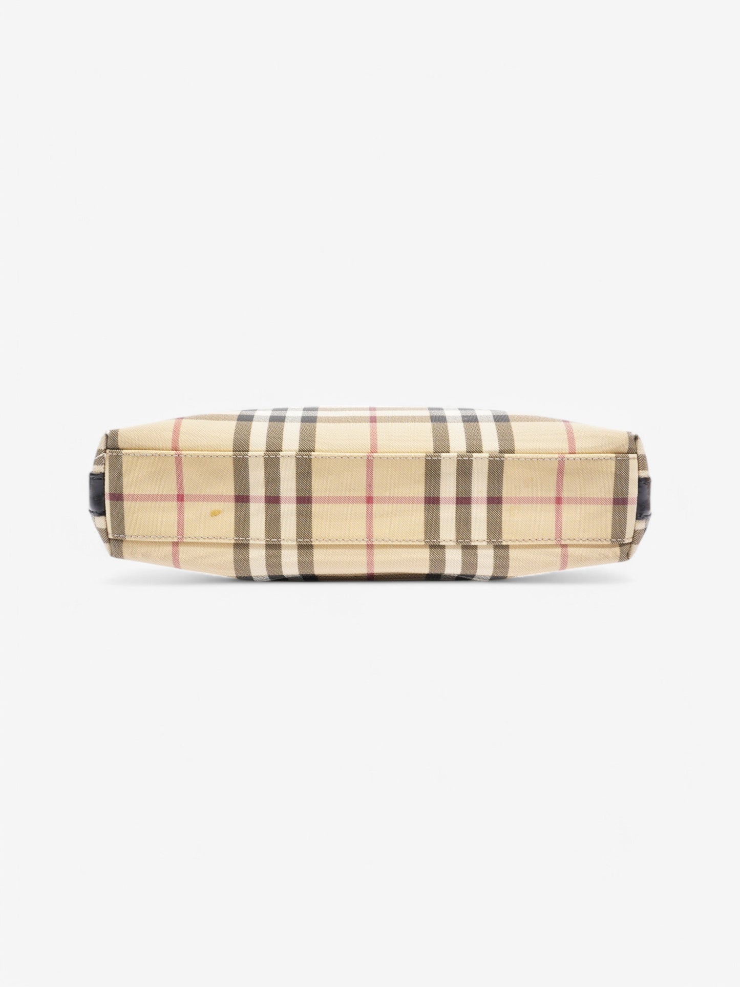 Burberry Shoulder Bag Check Coated Canvas