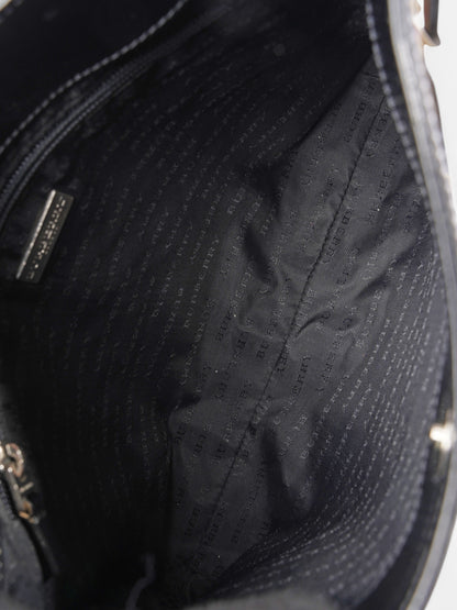 Burberry Shoulder Bag Check Coated Canvas