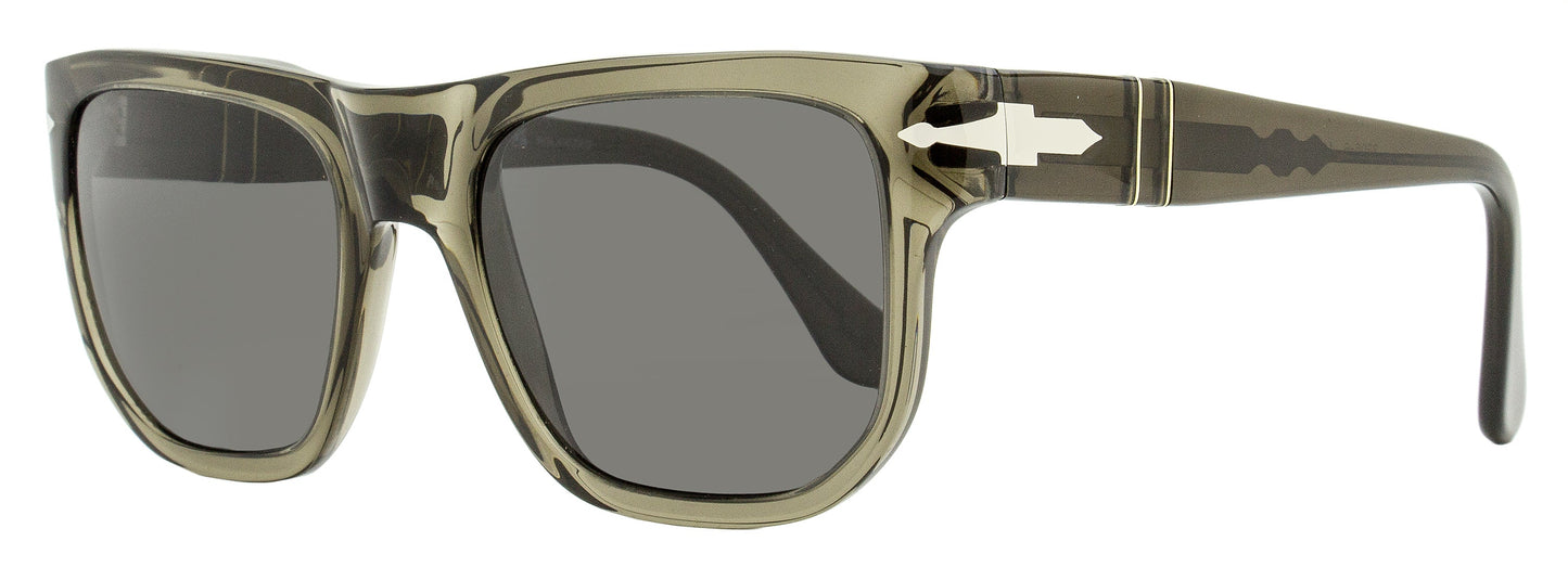 Persol Square Sunglasses PO3306S 110348 Opal Smoke 52mm Opal Smoke