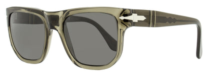Persol Square Sunglasses PO3306S 110348 Opal Smoke 52mm Opal Smoke