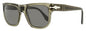 Persol Square Sunglasses PO3306S 110348 Opal Smoke 52mm Opal Smoke