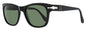 Persol Large Square Sunglasses PO3313S 95/31 Black 55mm Black