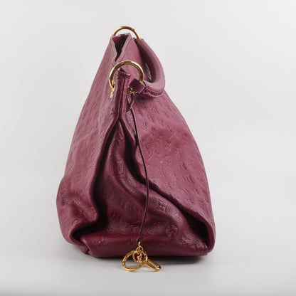 Louis Vuitton Artsy Burgundy MM Shoulder Bag
