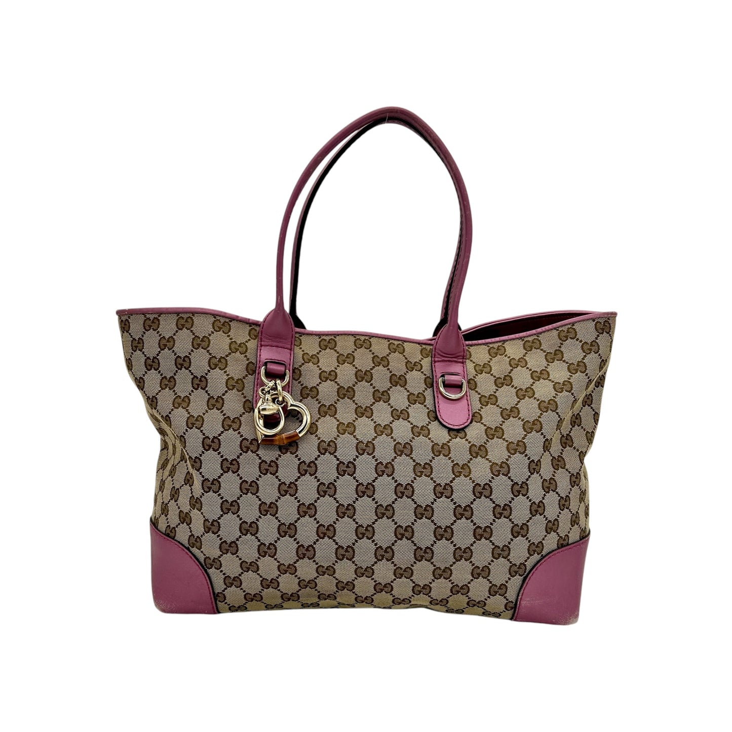 Gucci Heart Bit Charm Tote Bag