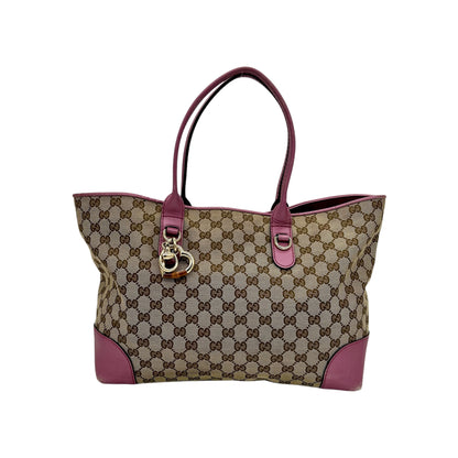Gucci Heart Bit Charm Tote Bag