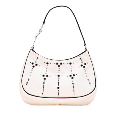 Prada Beaded Satin Cleo Shoulder Bag
