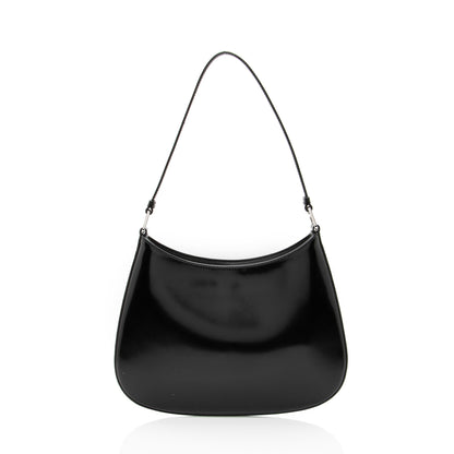 Prada Brushed Leather Cleo Shoulder Bag