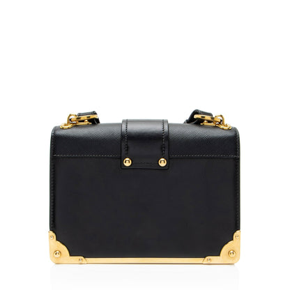Prada Calfskin Cahier Shoulder Bag