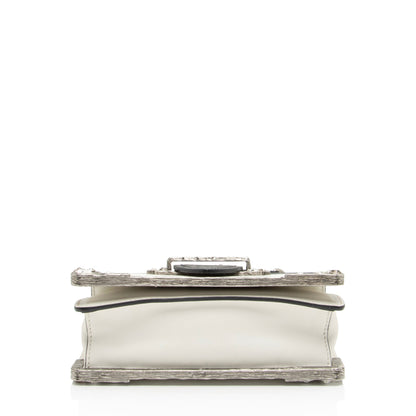 Prada Calfskin Crystal Cahier Shoulder Bag (SHF-Hlddcz)
