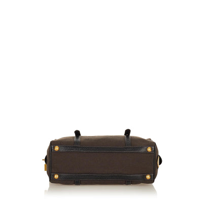Prada Canapa Logo Canvas Shoulder Bag (SHG-26914)