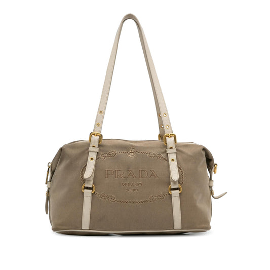 Prada Canapa Logo Shoulder Bag (SHG-6rnwXF)