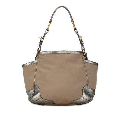 Prada Canapa Logo Shoulder Bag (SHG-MtRggi)