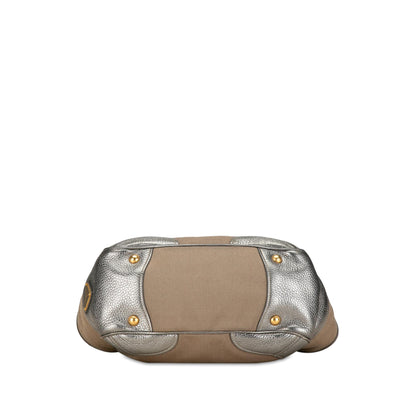 Prada Canapa Logo Shoulder Bag (SHG-MtRggi)