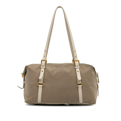 Prada Canapa Logo Shoulder Bag