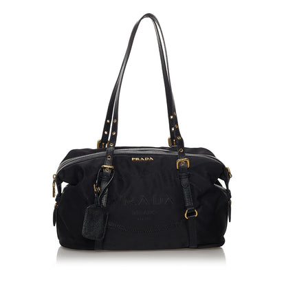 Prada Canapa Logo Tessuto Shoulder Bag (SHG-29804)