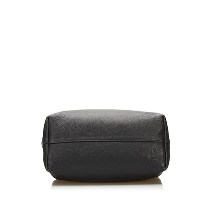 Prada Canapa Logo Vitello Phenix Shoulder Bag (SHG-35361)