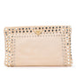 Prada Canvas Canapa Studded Vernice Clutch