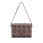 Prada Canvas Geometric Shoulder Bag