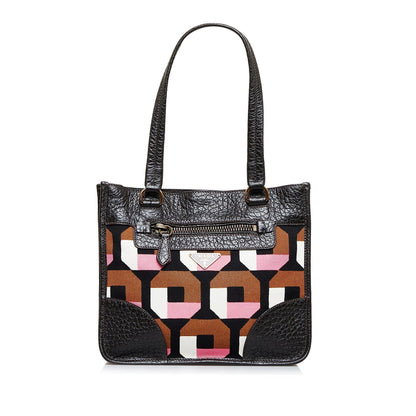 Prada Canvas Shoulder Bag (SHG-FqDrNL)