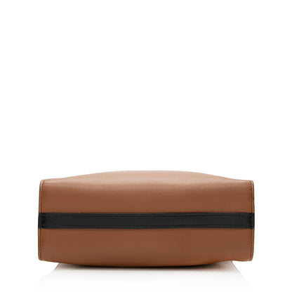 Prada City Calf Leather Bibliotheque Shoulder Bag (SHF-20802)