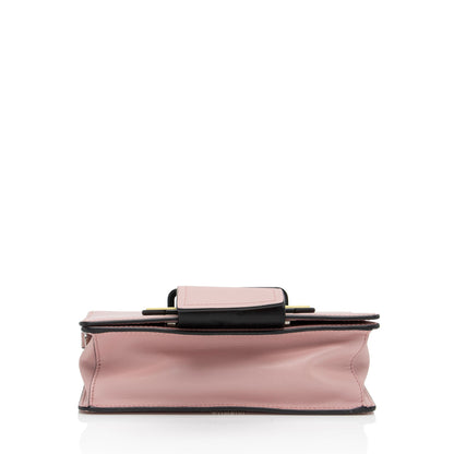 Prada City Calfskin Plex Ribbon Shoulder Bag