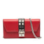 Prada City Calfskin Studded Elektra Clutch with Chain